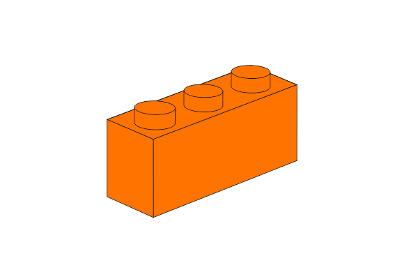 1 x 3 - Orange